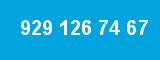 929 126 74 67